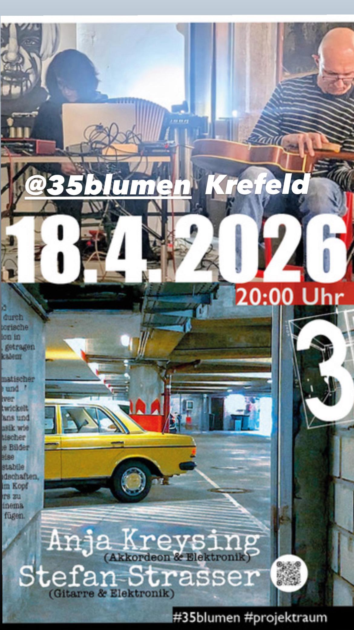 brutalist parking lot with yellow Mercedes Benz 123, white typo as in caption